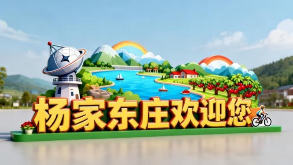樱乡水韵主题打卡景墙